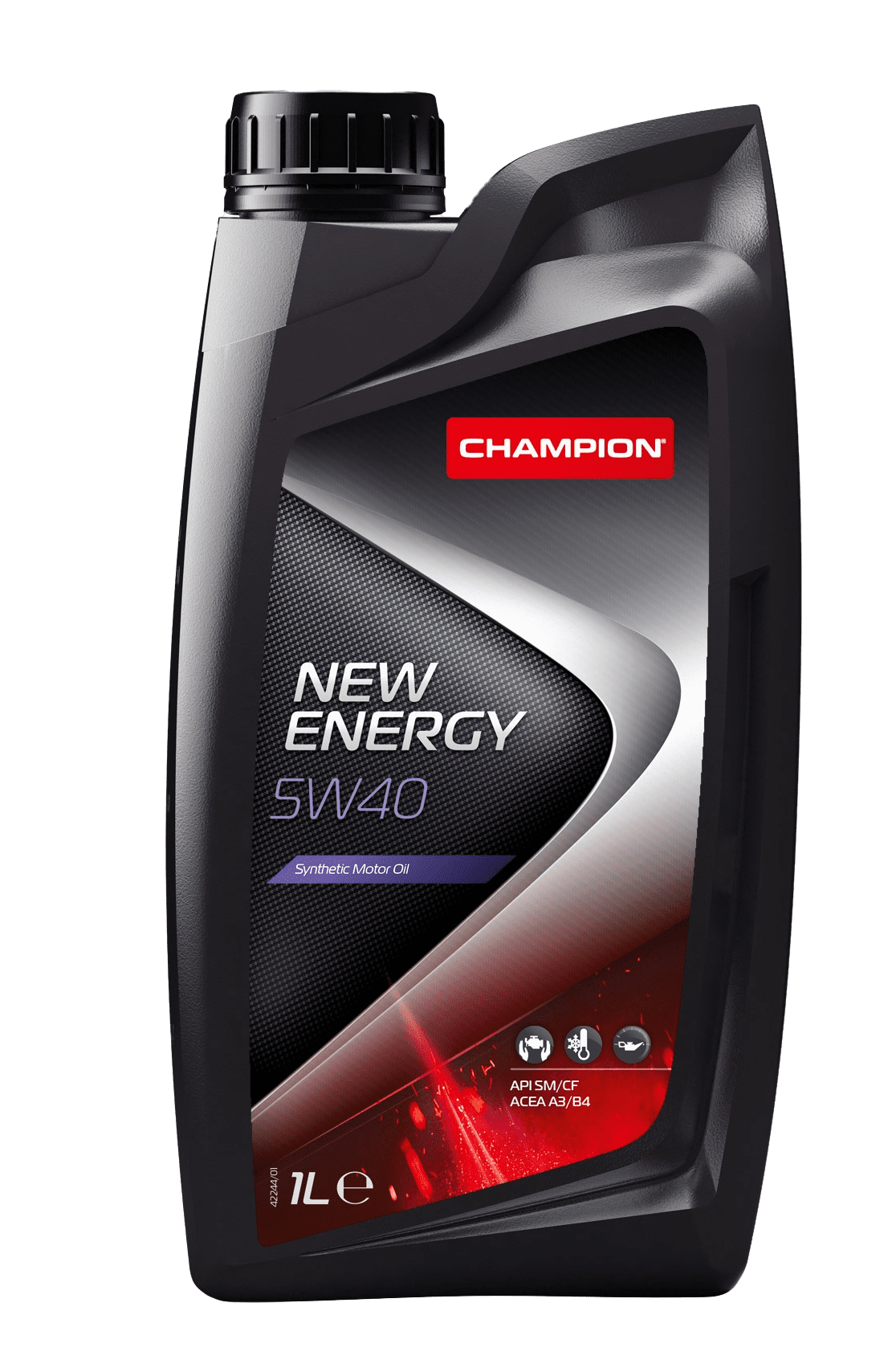 Моторное масло Champion New Energy 5W40, 1л